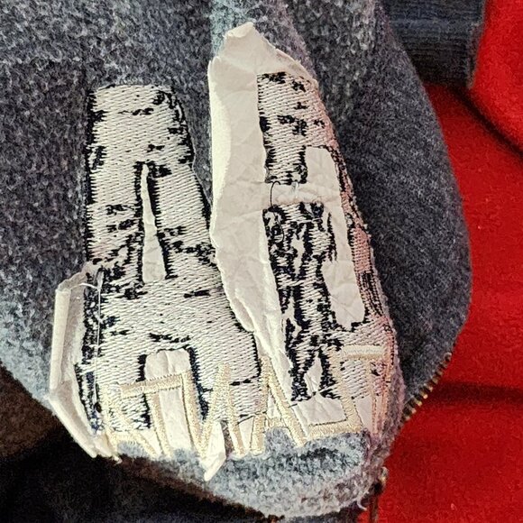 Ragwear U.S.A. Cotton Poly LS 1/4 Zip Pullover Atlanta GA Fleece Lined Hoodie M - Picture 16 of 16